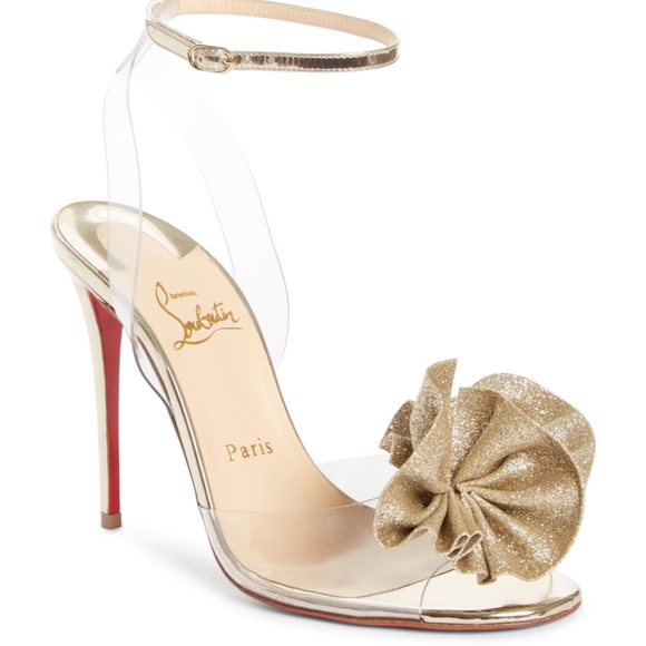 clear christian louboutin